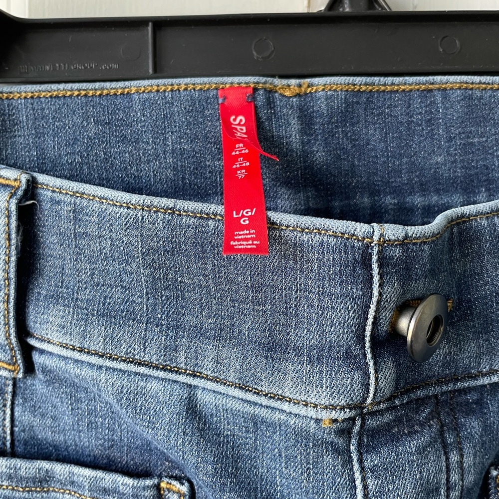 Spanx Cropped Wide Leg Jeans